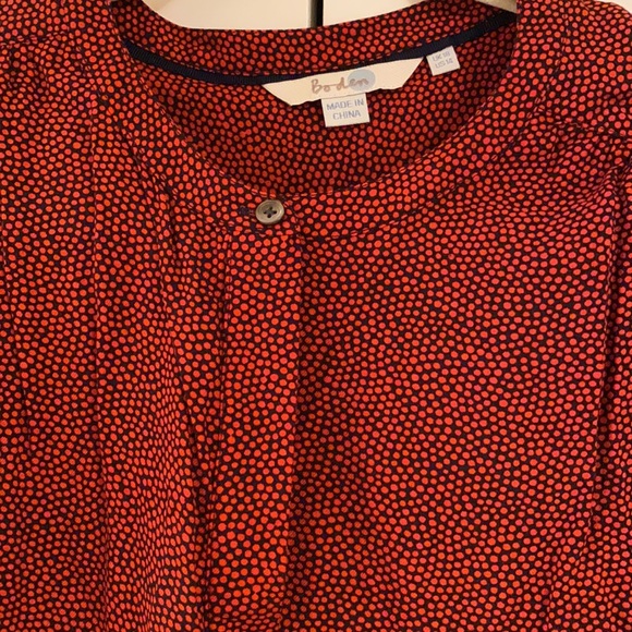 Boden Polka Dot Blouse size 14 like new - Picture 2 of 6